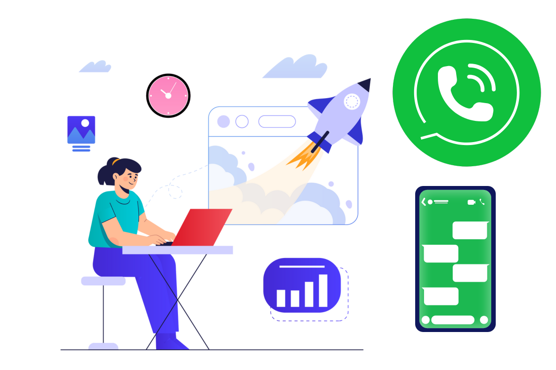 Representation of personalized WhatsApp marketing solutions